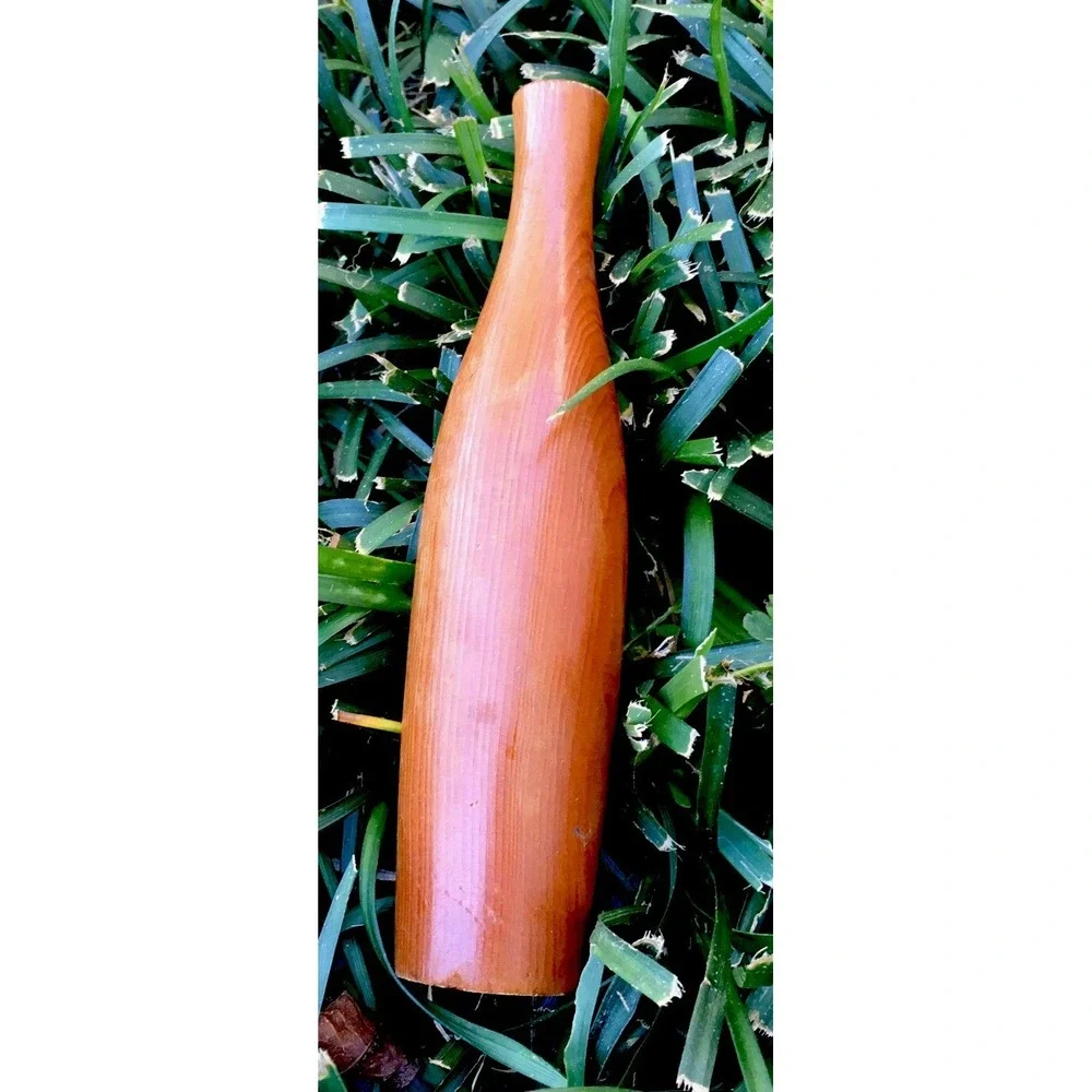 Vintage Small Mid Century Modern Bud Vase Signed by Artist 6
